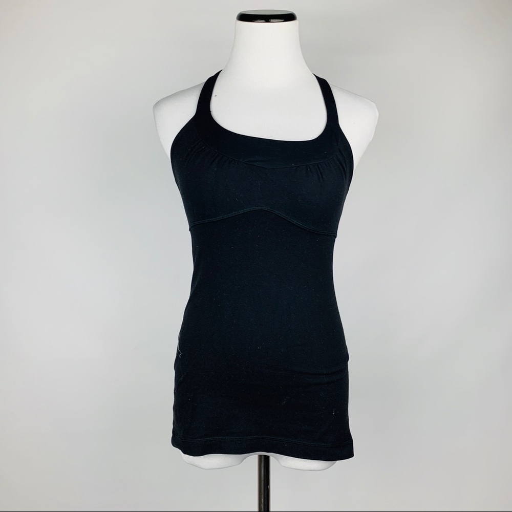 Black lululemon racerback athletic tank